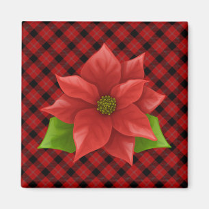 Imán Navidades Poinsettia Magnet