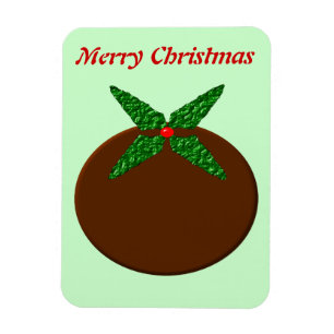 Imán Navidades Pudding Personalizable Premium Magnet