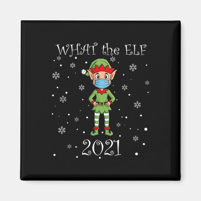 Imán Navidades Qué Divertidas Navidades Del Elf 2021 (Frente)