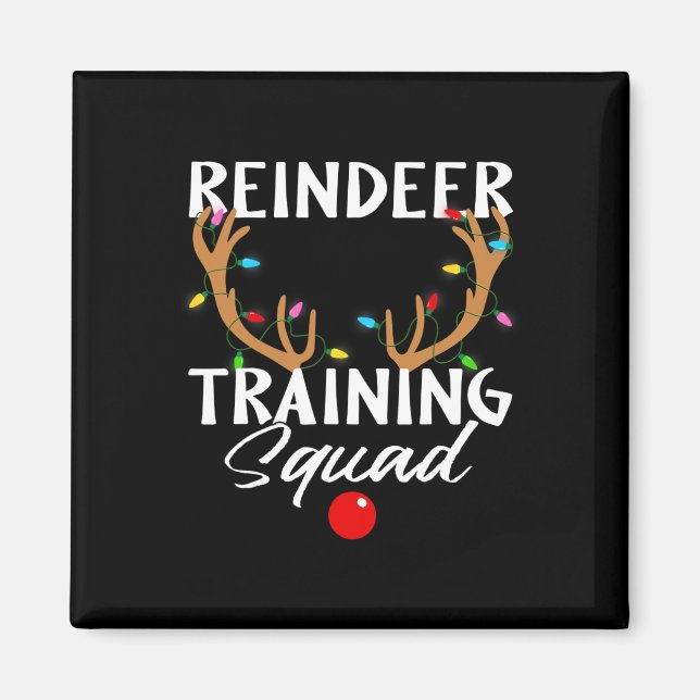 Imán Navidades que manejan la brigada de entrenamiento  (Frente)