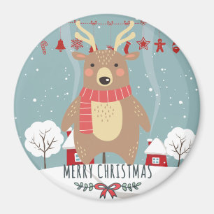 Imán Navidades renos