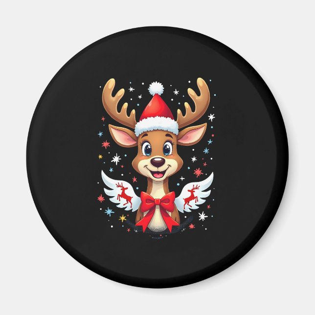 Imán navidades Renos (3) (Frente)