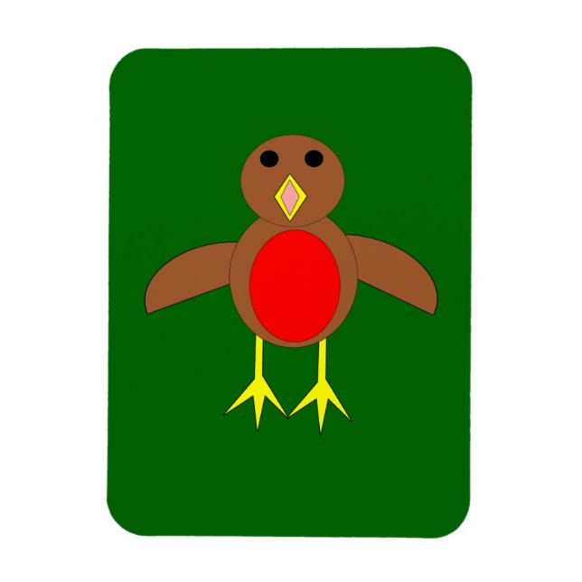 Imán Navidades Robin Premium Magnet (Vertical)