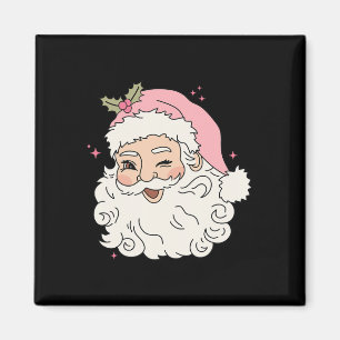 Imán Navidades rosados de diverso añejo Santa Claus Hom