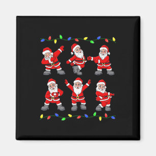 Imán Navidades Santa Claus Dancing Tree iluminan a niño