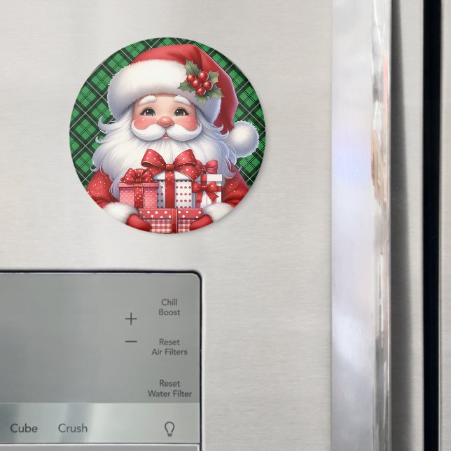 Imán Navidades Santa para tu refrigerador (In situ (nevera))