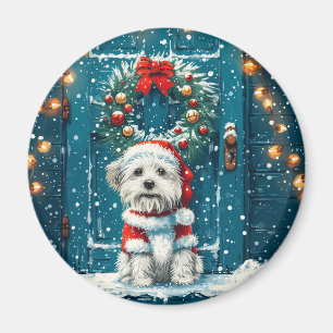 Imán Navidades Shih Tzu Dogs