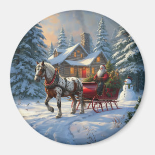 Imán Navidades Sleigh Santa