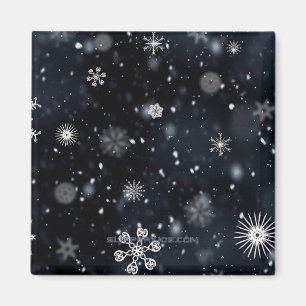 Imán Navidades SlipperyJoe cayendo varios tamaños de fo