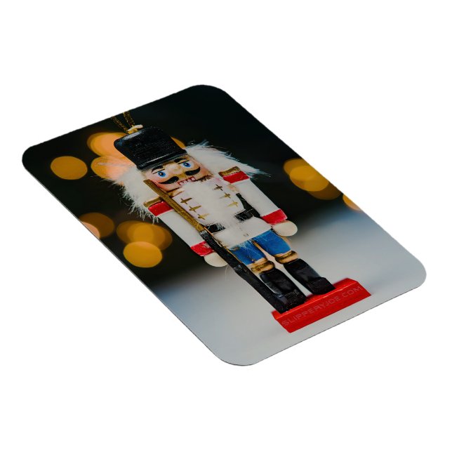 Imán Navidades SlipperyOrnamento figurio nutcracker de  (Lado Derecho)