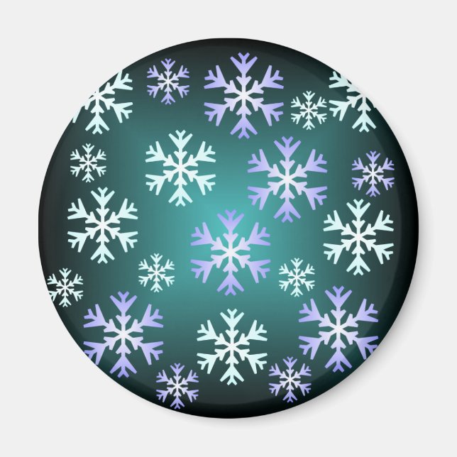 Imán Navidades Snowflake Magnet (Frente)