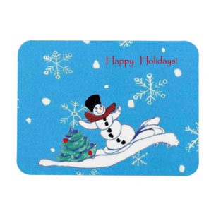 Imán Navidades Snowman Holiday Flex Magnet