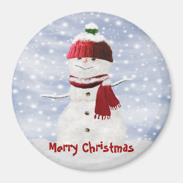 Imán Navidades Snowman Personalizable Magnet