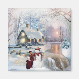 Imán Navidades Snowman Winter Wonderland