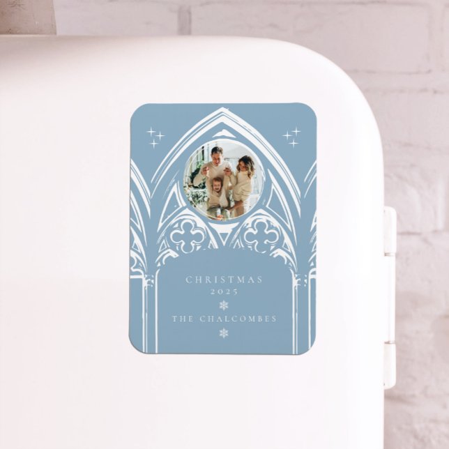 Imán Navidades Snowy Gothic Winter Fairytale Foto (Subido por el creador)