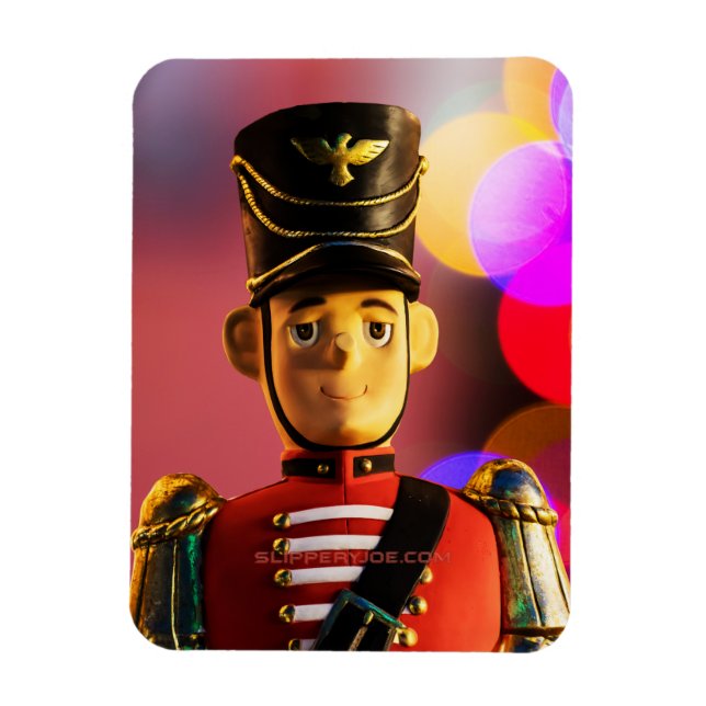Imán Navidades soldado de juguete figurine SlipperyJoe  (Vertical)