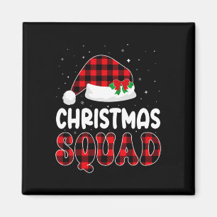Imán Navidades Squad Family Grupo Coincidiendo con Red