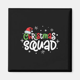 Imán Navidades Squad Santa Family coincidiendo con pija