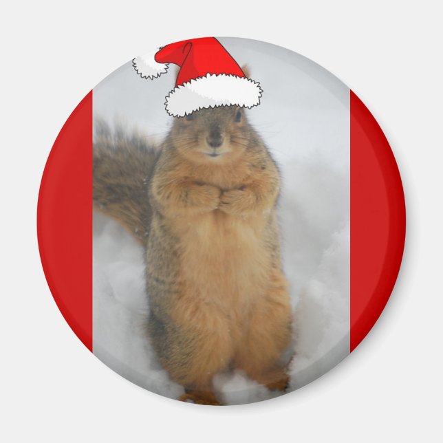 Imán Navidades Squirrels (Frente)
