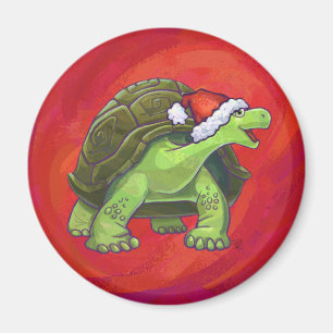 Imán Navidades Tortoise En Rojo