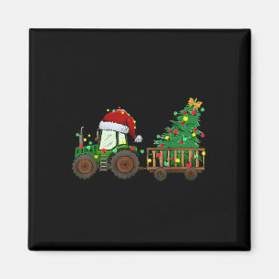 Imán Navidades Tractor de granja Xmas Árbol alumbrado S