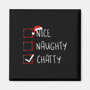 Imán Navidades traviesos lista navideños Santa Clau