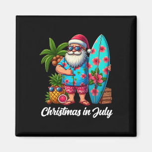 Imán Navidades Tropicales De Santa Sungles Xmas Beach E