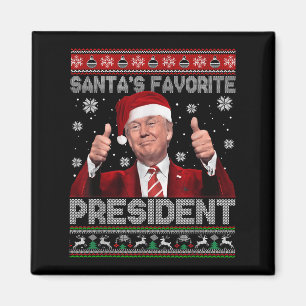 Imán Navidades Trump amigo de presidente favorito Xmas