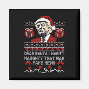Imán Navidades Trump: Queridas noticias falsas y divert