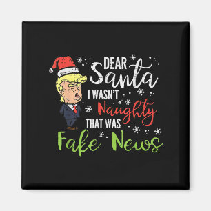 Imán Navidades Trump: Queridas noticias falsas y divert
