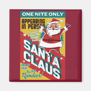 Imán Navidades una noche sólo Papá Noel en persona