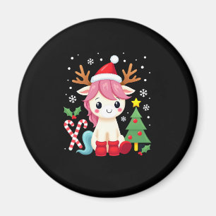 Imán Navidades Unicornio cutan mágicas navidades Chicas