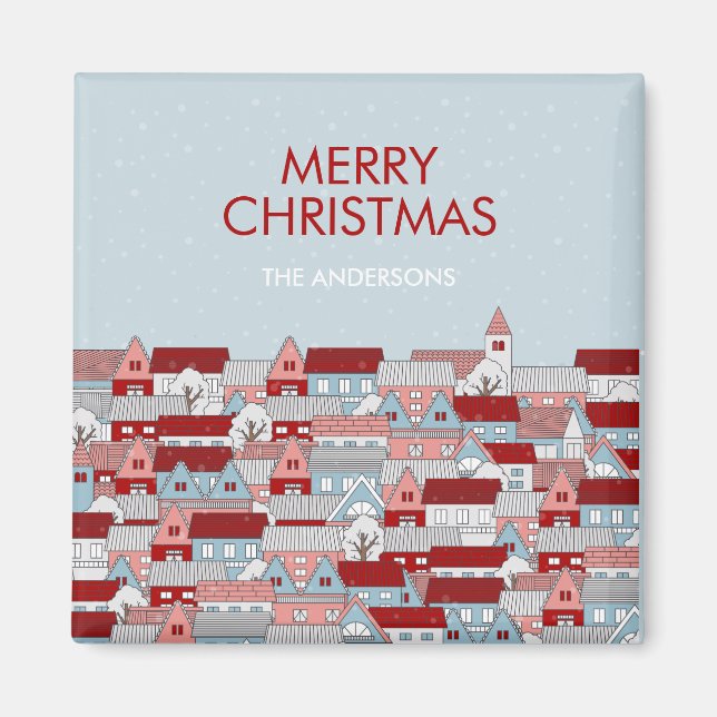 Imán Navidades Village Holiday Magnet (Frente)