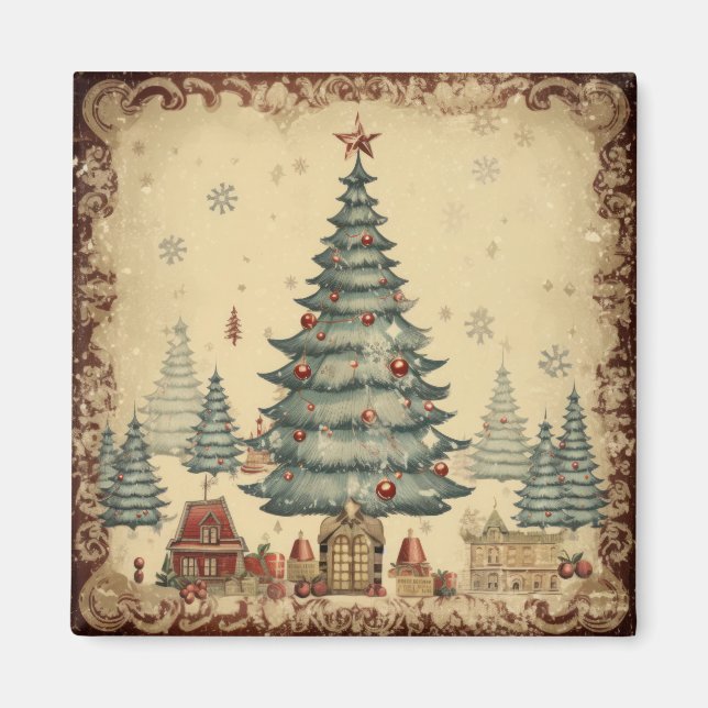 Imán Navidades Vintage Magnet (Frente)