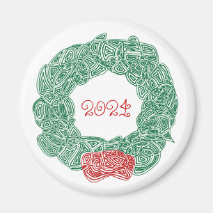 Imán Navidades Wreath Magnet