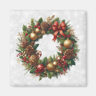 Imán Navidades Wreath Magnet