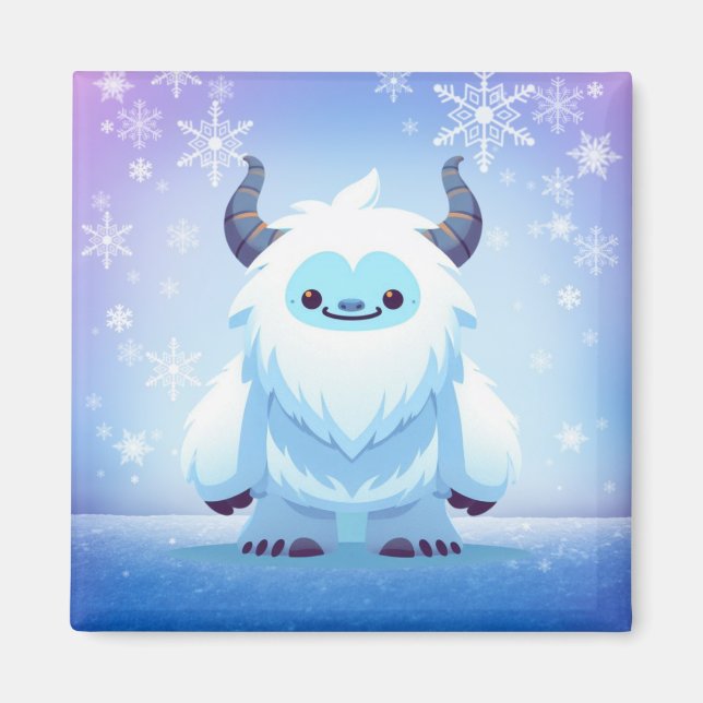 Imán Navidades/yeti de invierno (Frente)
