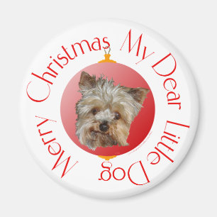 Imán Navidades Yorkshire Terrier