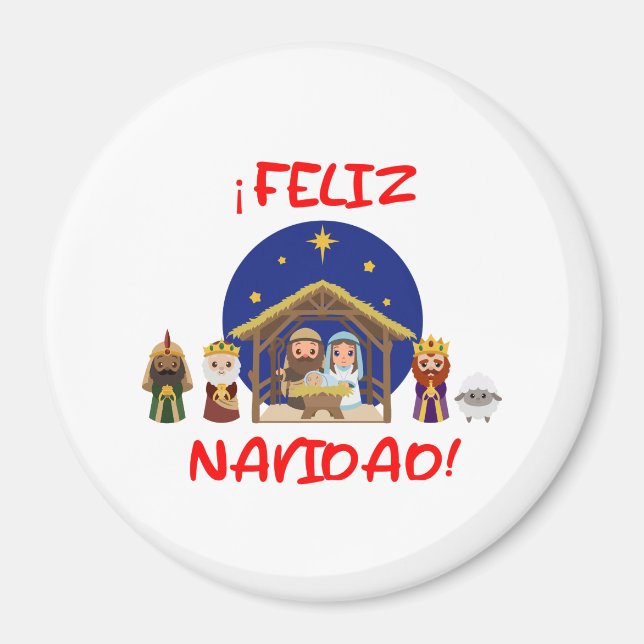 Imán navideño (Frente)