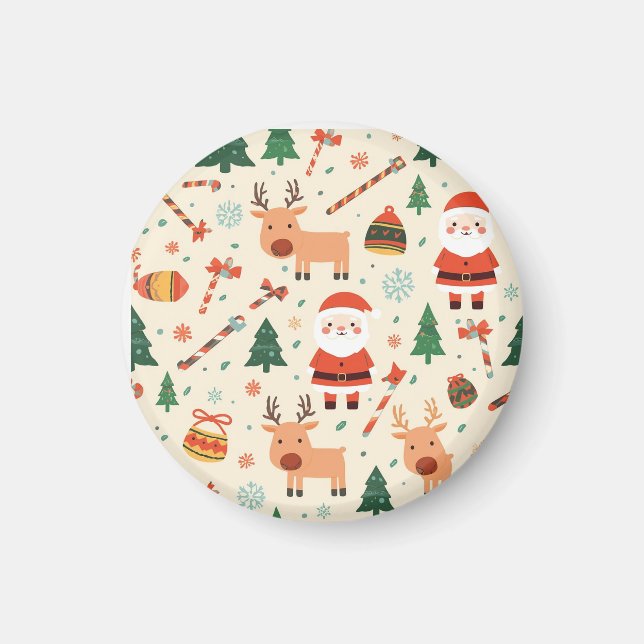 Imán Navideño Adorable (Frente)