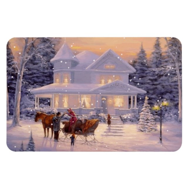 imán navideño de navidades (Horizontal)