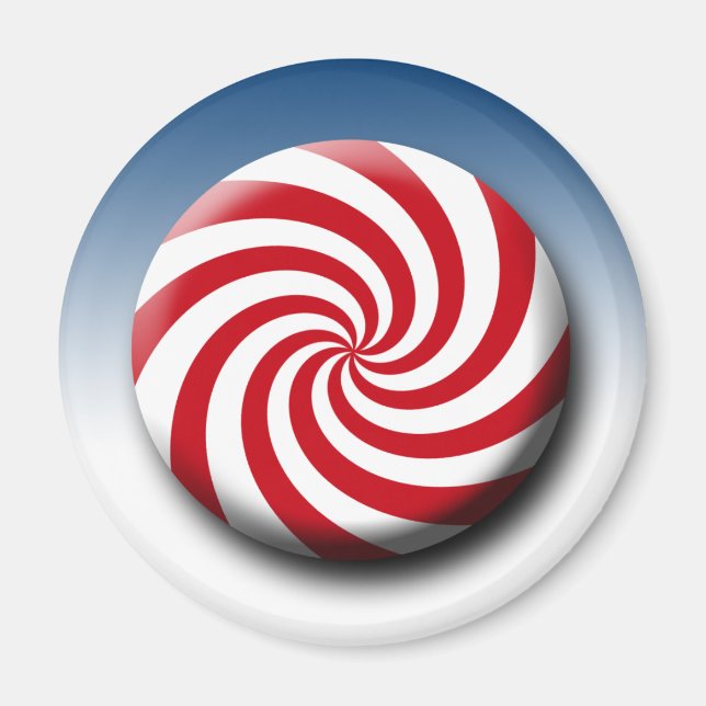 imán navideño de Navidades de golosinas (Frente)