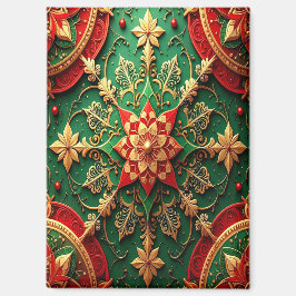 Imán Navideño Decorativo Rojo Verde