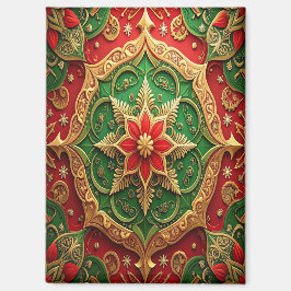 Imán Navideño Decorativo Rojo Verde