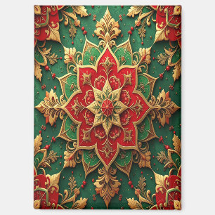 Imán Navideño Decorativo Rojo Verde