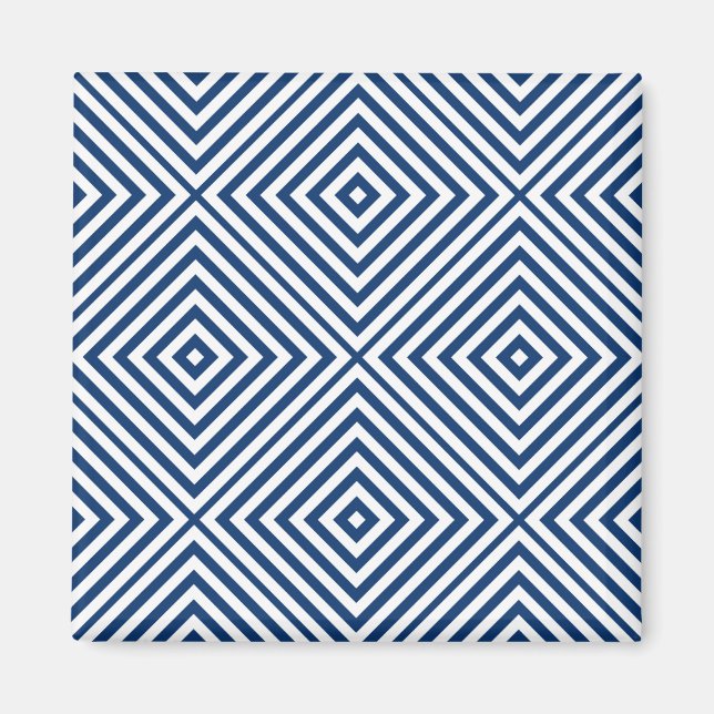 Imán Navy Diamond Chevron (Frente)