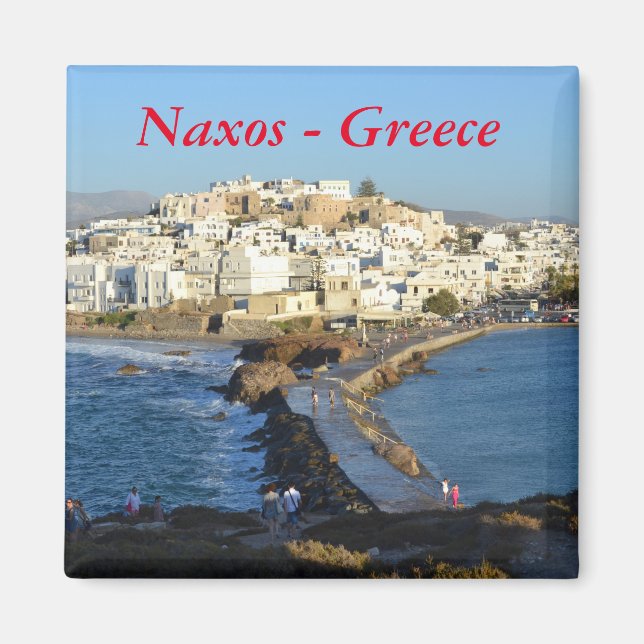 Imán Naxos Grecia (Frente)