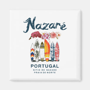 Imán Nazare Portugal Surfing Antiguo _4