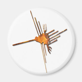 Imán Nazca Hummingbird rust Magnet