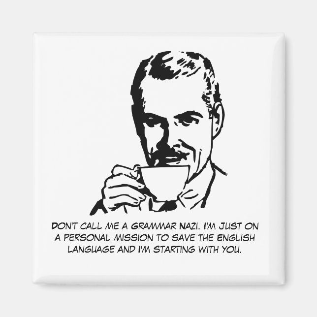 Imán Nazi Sarcástico Grammar (Frente)